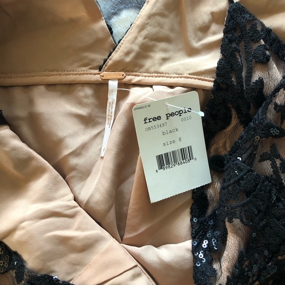 Free People Night Shimmers Sequin Mini Dress NWT - Picture 8 of 9